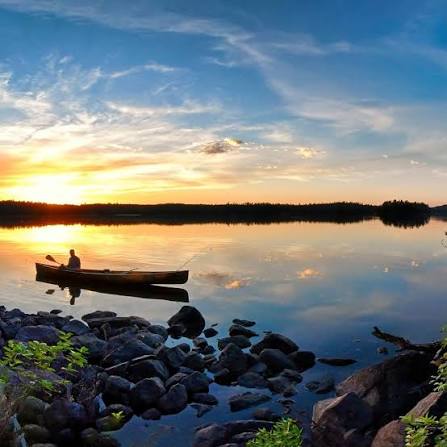 Basswood Lake in the Boundary Waters Canoe Area Wilderness